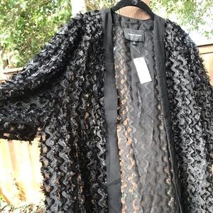 NEVER WORN Black Kimono